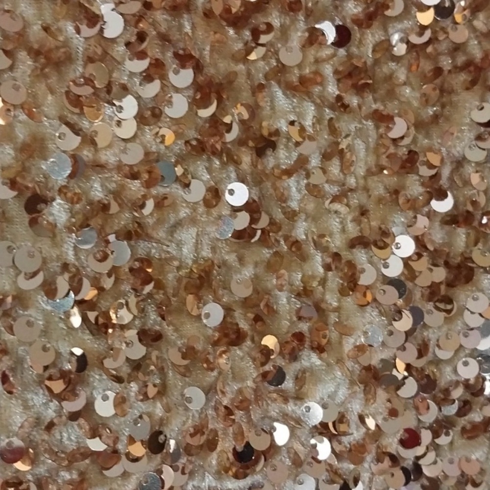 Fantastic Fawn Tan Sequin Button Down Shirt - Picture 3 of 7